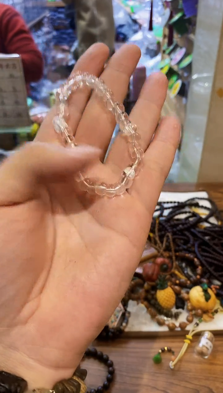 【闪购商品】查罗石手串未镶嵌白水大肠卡7