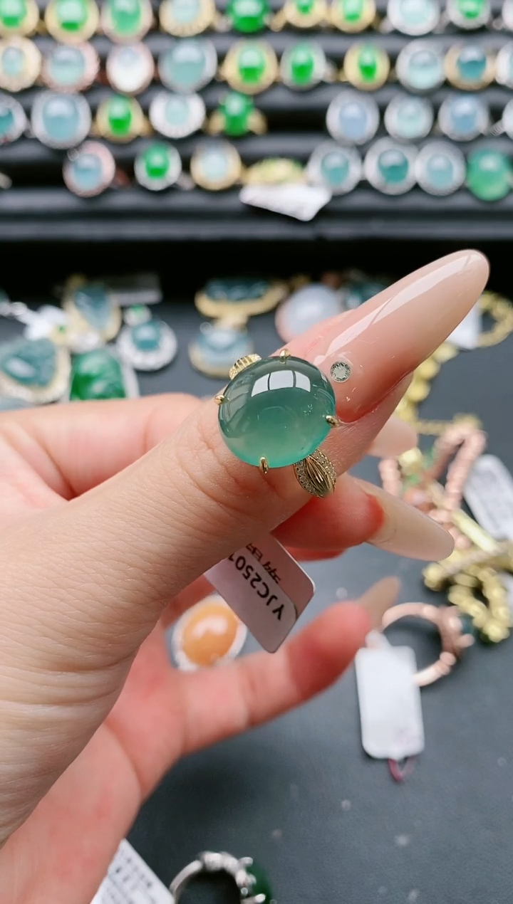 【闪购商品】翡翠戒指银S925镶嵌11111111