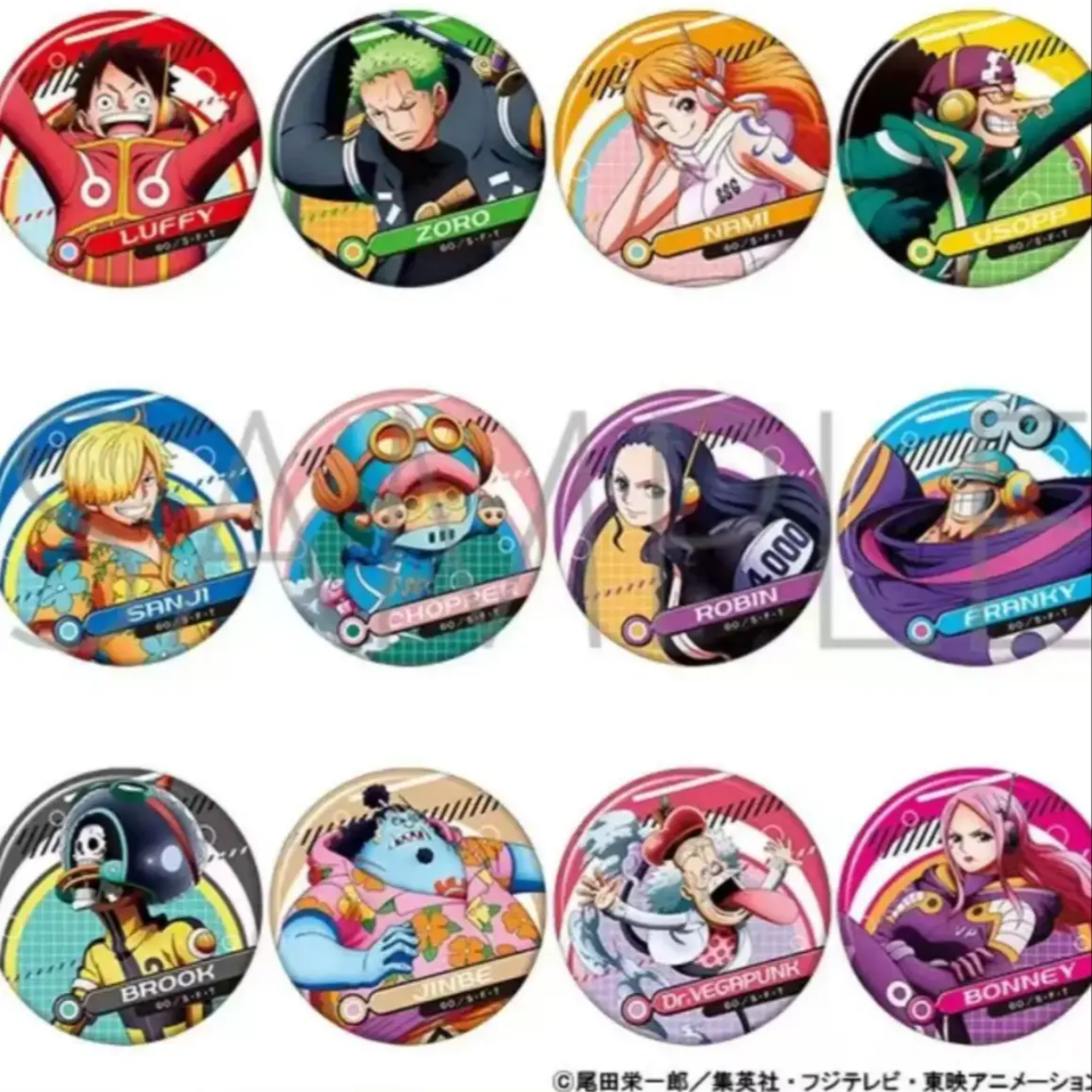 【海贼王】正版日谷 蛋头岛吧唧徽章 直播代拆