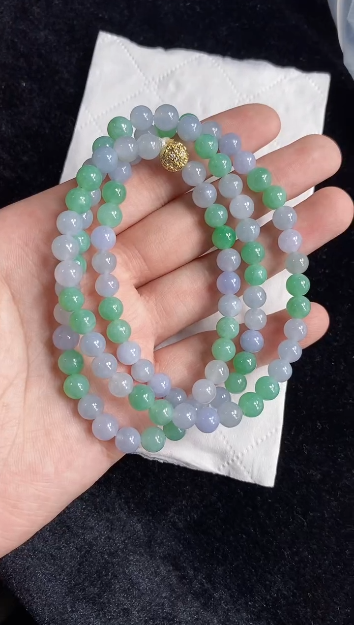 未镶嵌手串翡翠177天然缅甸翡翠A货一物一证