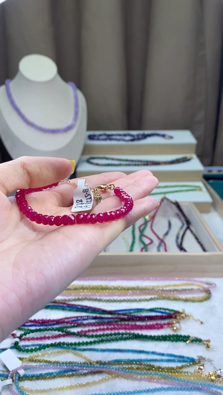 【闪购商品】红宝石手链14K金镶嵌诗颜甄选珠宝SYZB61