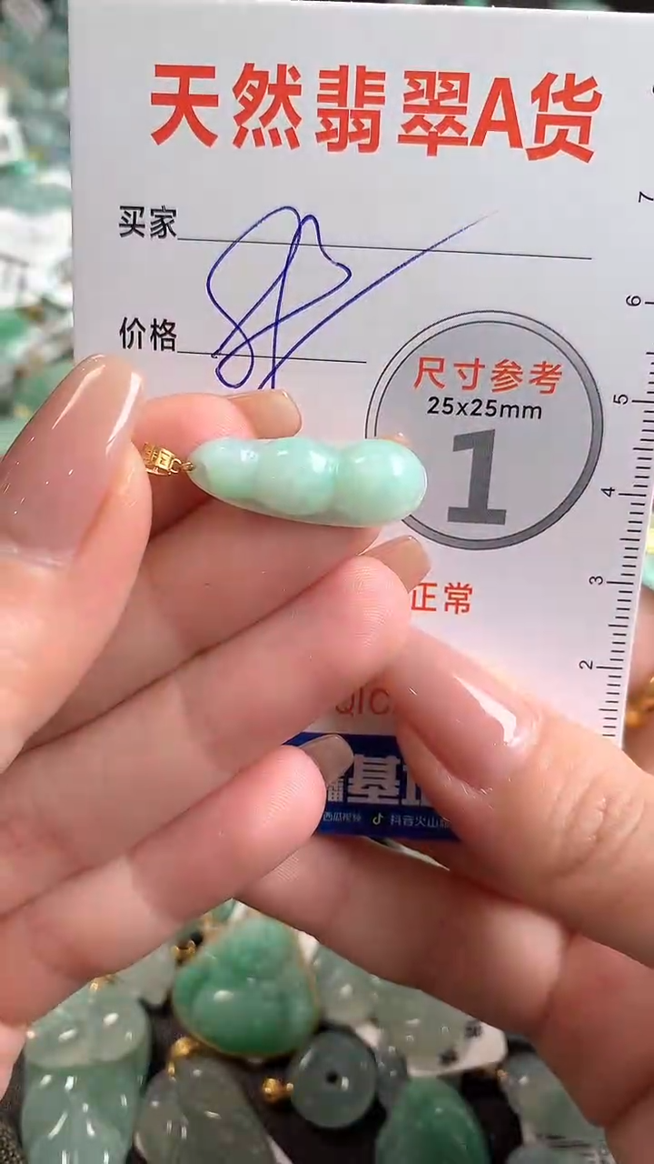 【闪购商品】翡翠颈饰18K金镶嵌14007774