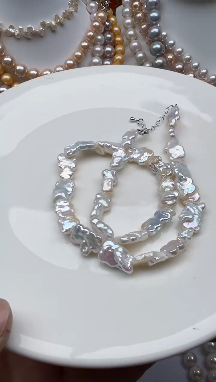 淡水珍珠未镶嵌颈饰1