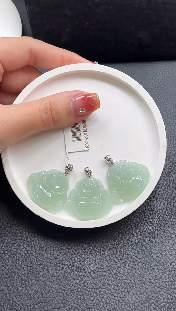 【闪购商品】翡翠颈饰18K金镶嵌YM-126-2佛公多样性发1件