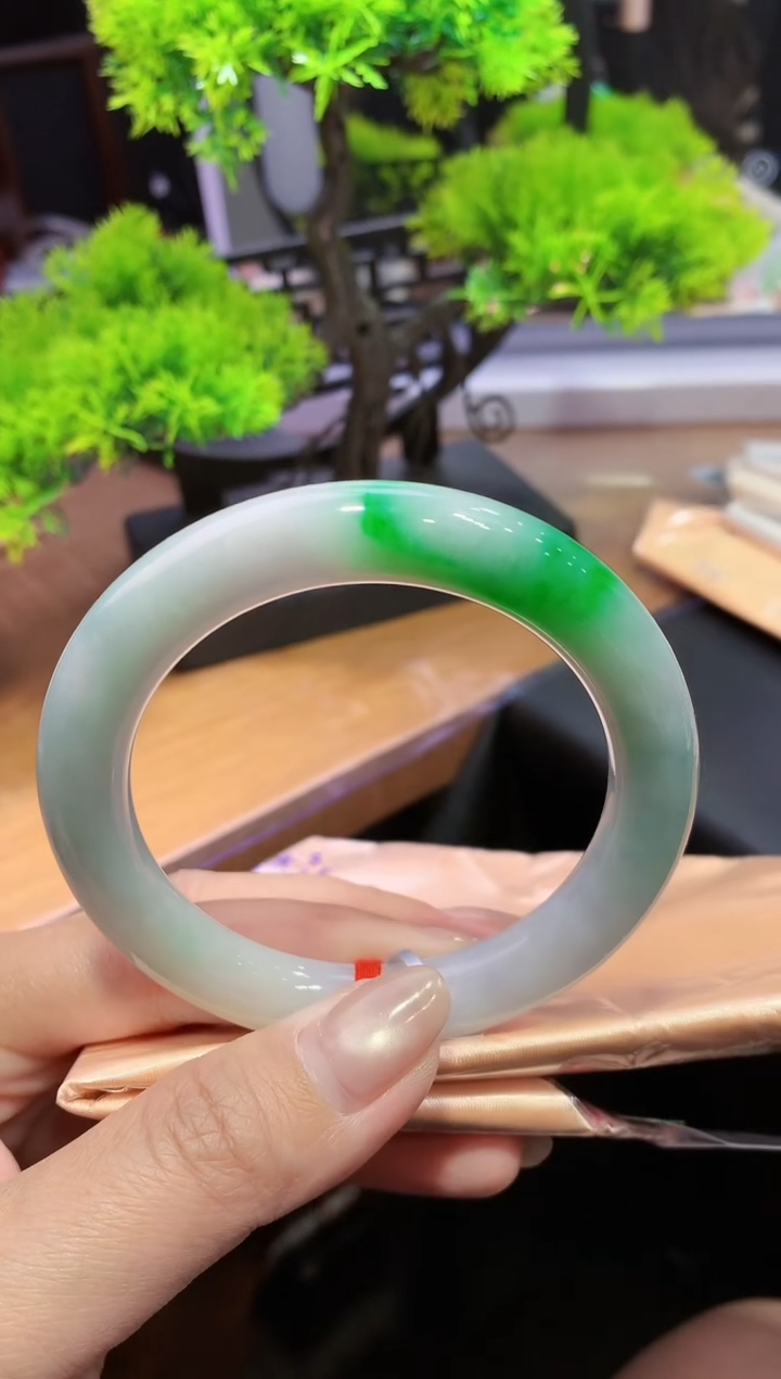 未镶嵌手镯翡翠K76天然A货缅甸翡翠59.3