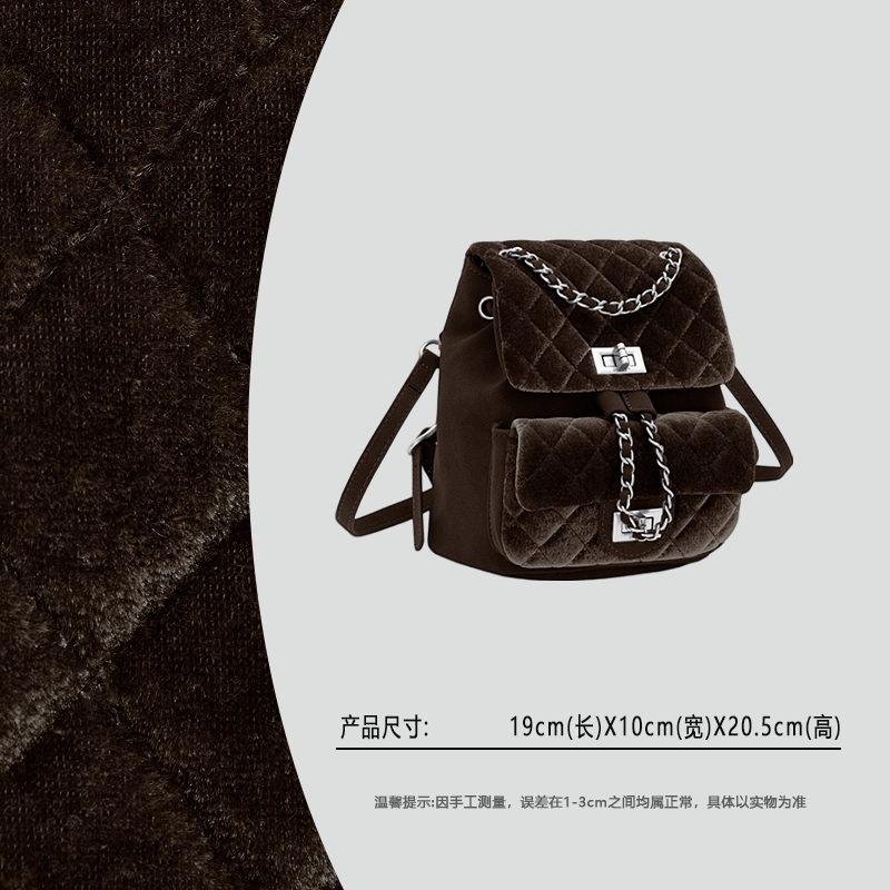 【云云甄选】ZT-D8100-金咖-轻奢时尚女士新款单肩斜挎包商务