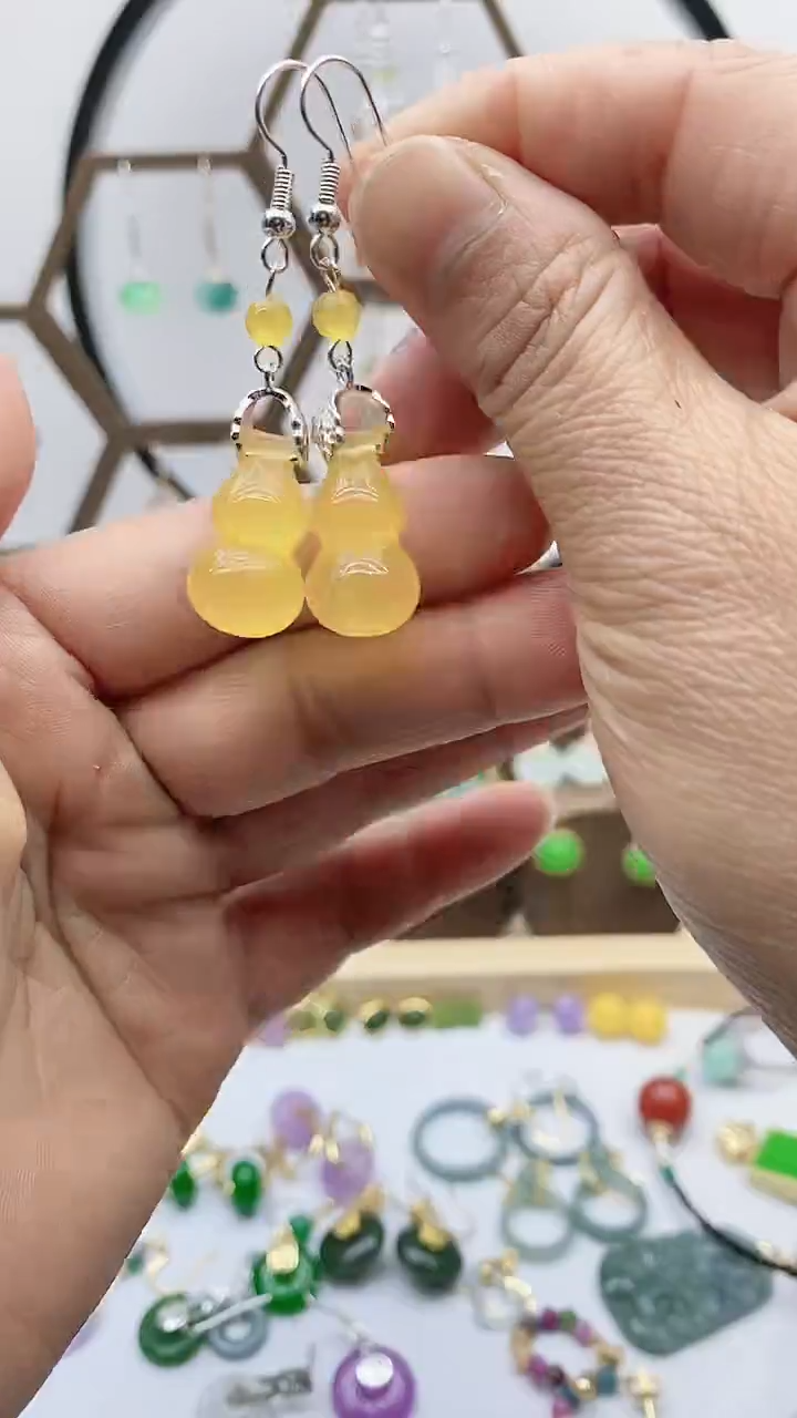 未镶嵌耳饰玛瑙/玉髓537