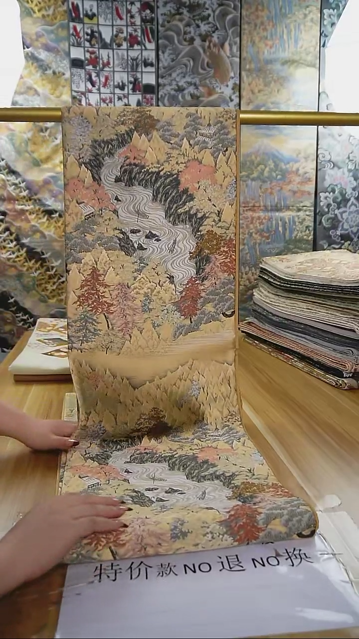 【闪购商品】织绣织锦181六通绍巴风景