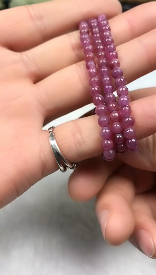 【闪购商品】碧玺手链未镶嵌红绿宝【4MM】