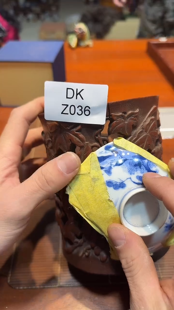 瓷片石*股哈哈哈瑕疵036