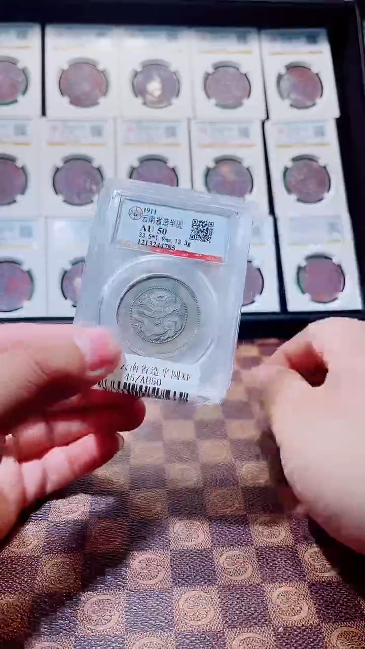 银A710公博云南省造半圆AU50(斐风）