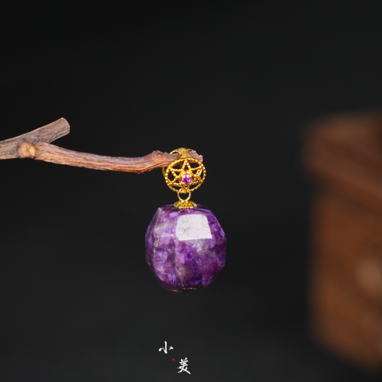 紫韵・18K金舒俱来切面吊坠（多样性发）G8657