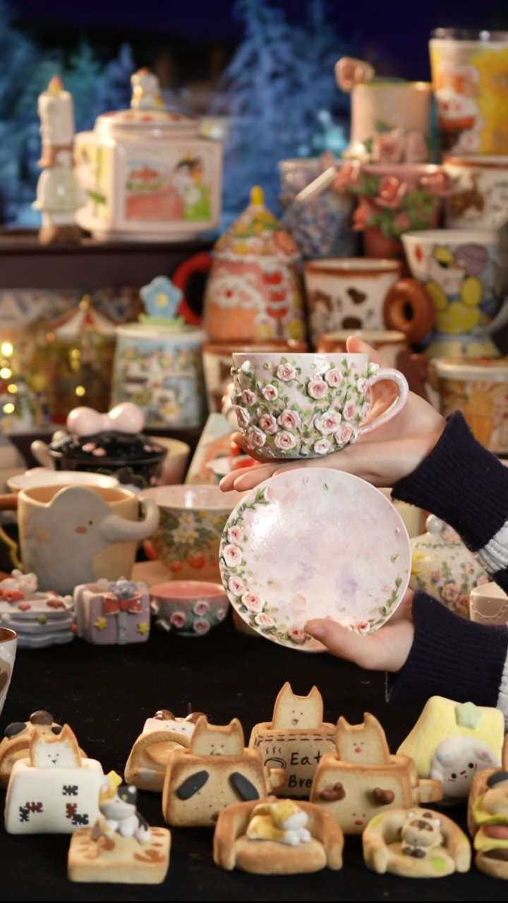 其他陶景德镇釉下彩手绘设计师款陶瓷