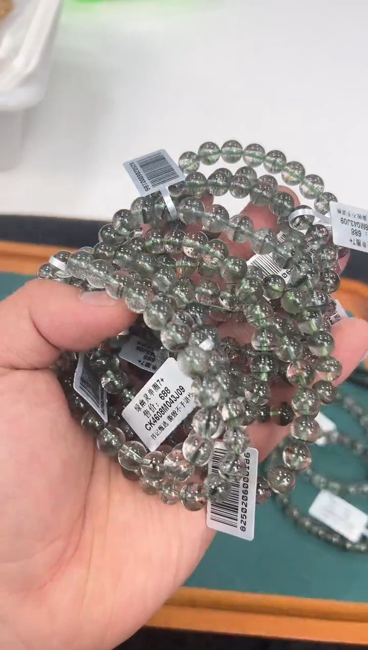 【闪购商品】水晶手链未镶嵌匝44 ck4608约7mm多样性发一件
