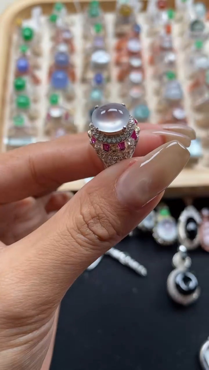 未镶嵌戒指翡翠缅甸天然a货翡翠