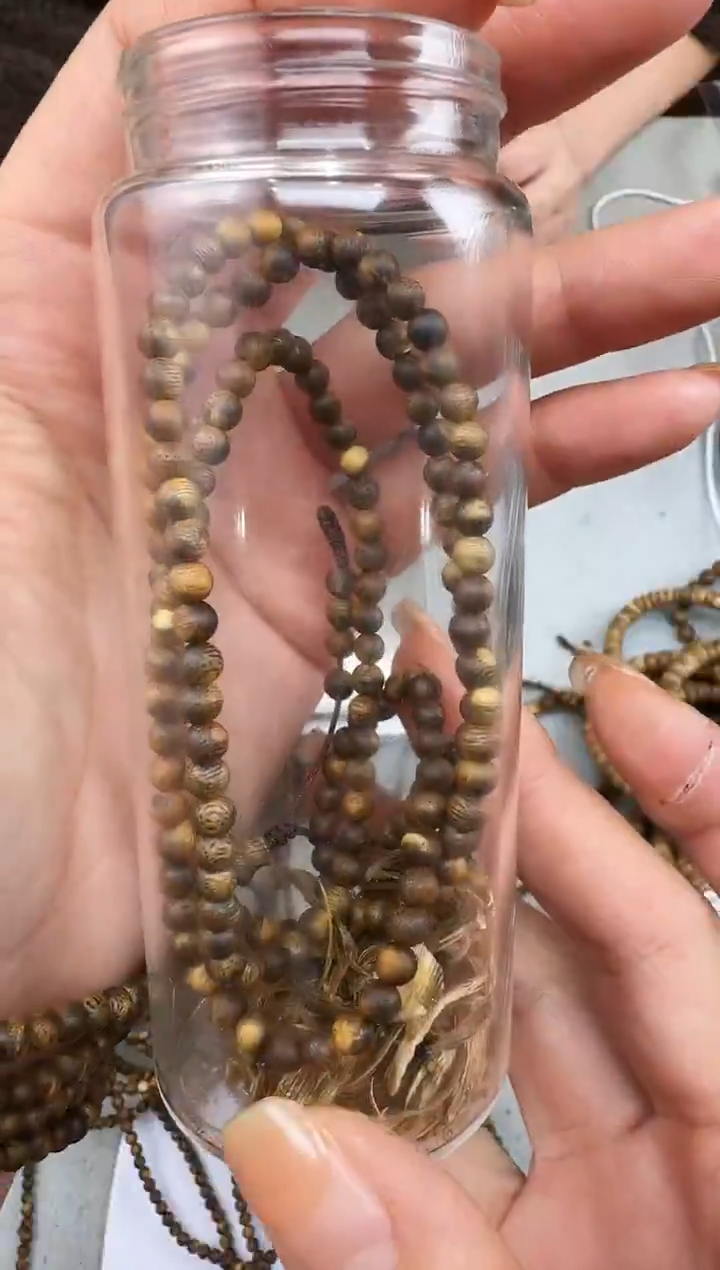 沉香沉香碎屑04虎斑棋圆多静静沉香甄选多样性发一