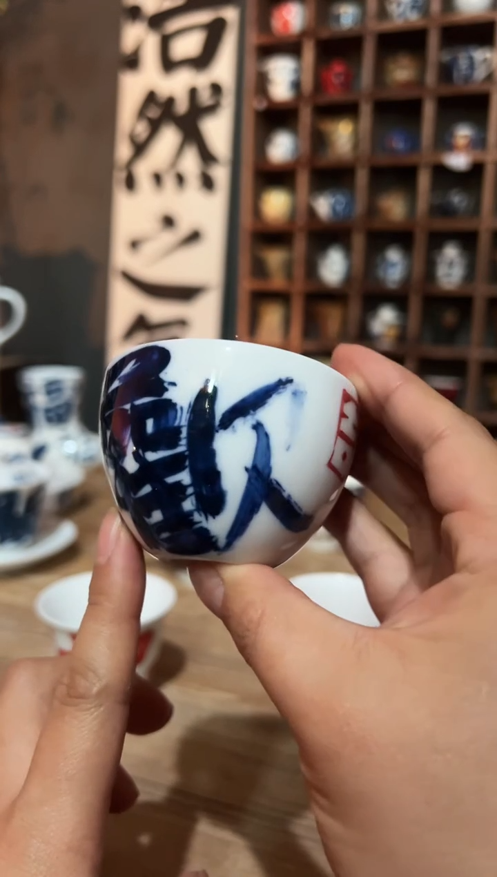 【闪购商品】观云听雨原创手绘茶具