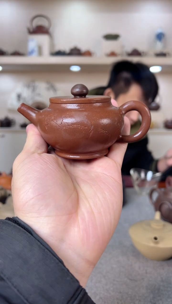 【闪购商品】紫砂茶壶双拼紫泥 小壶 半手工