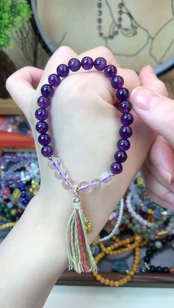 【闪购商品】紫晶手链未镶嵌156手串