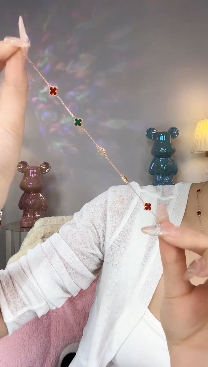 【闪购商品】玛瑙/玉髓手链18K金镶嵌手链