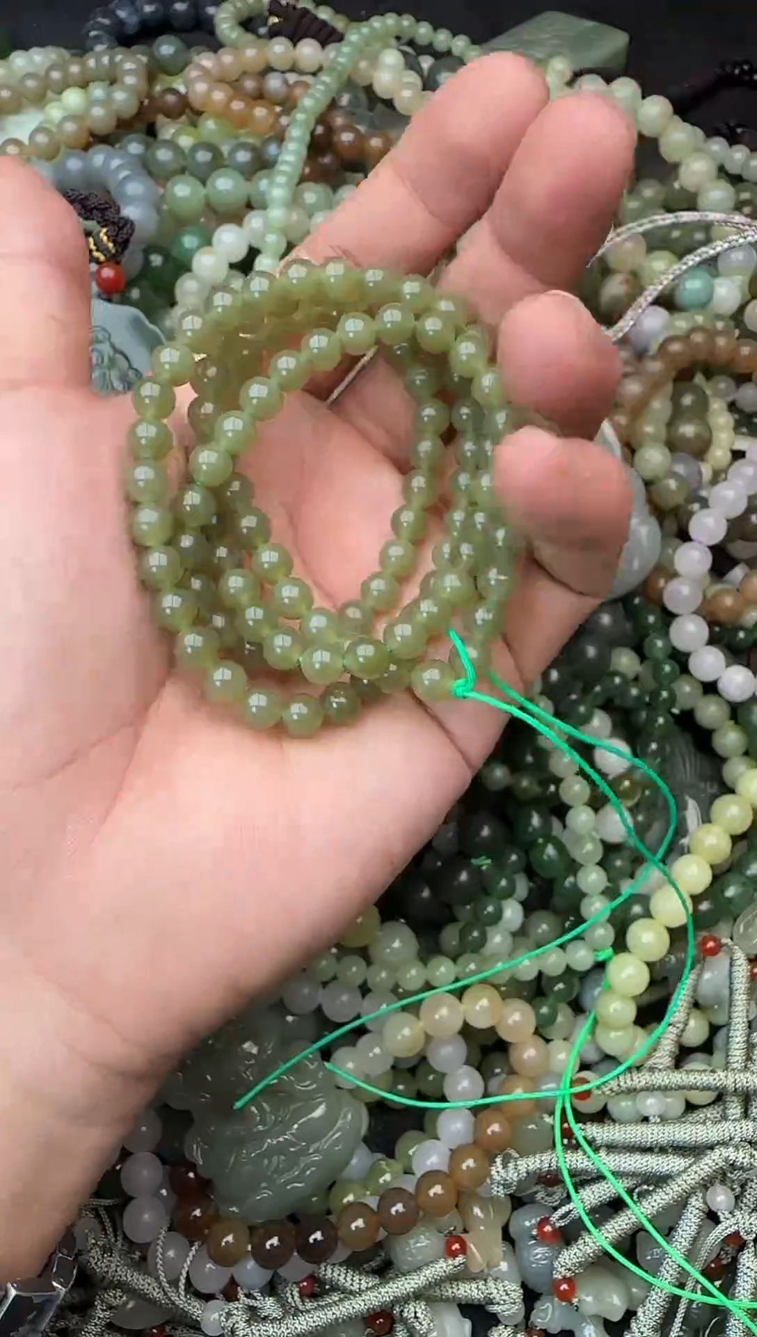 颈饰未镶嵌和田玉拍一发一