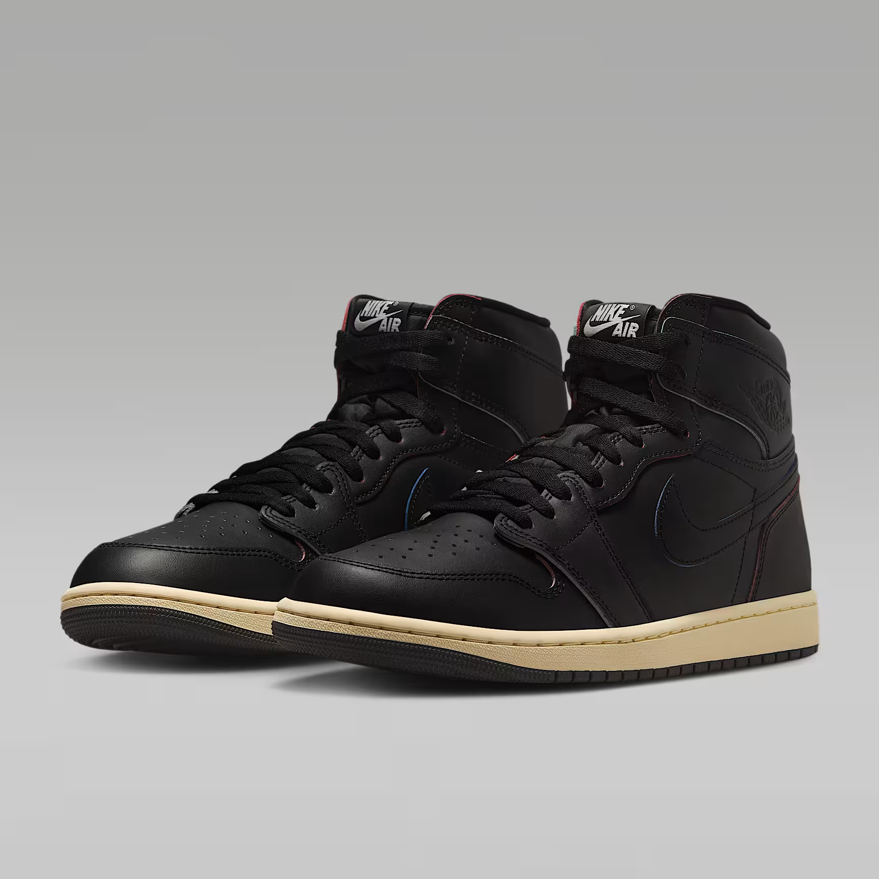 耐克/NIKE男子黑色高帮AJ1OG经典耐磨复古篮球板鞋 DZ5485002