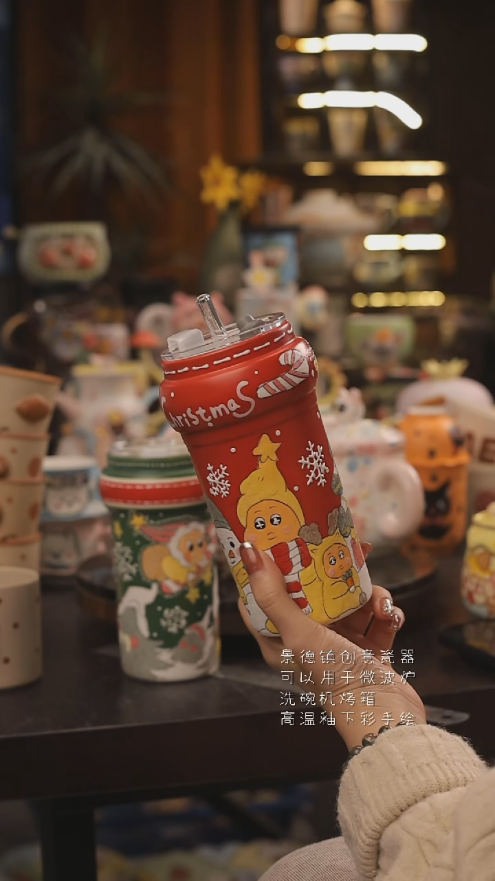景德镇釉下彩绘设计师款式陶瓷