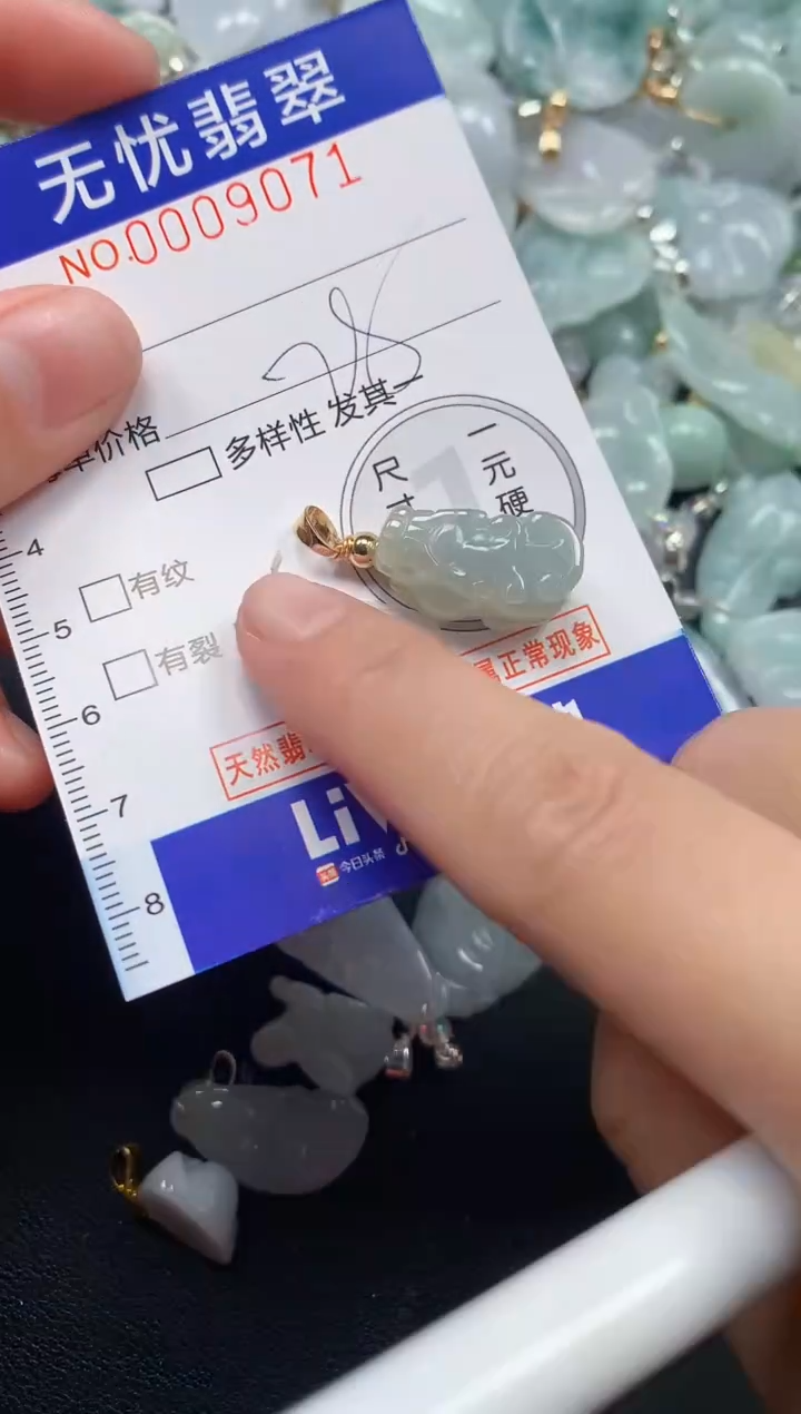 颈饰未镶嵌翡翠9071