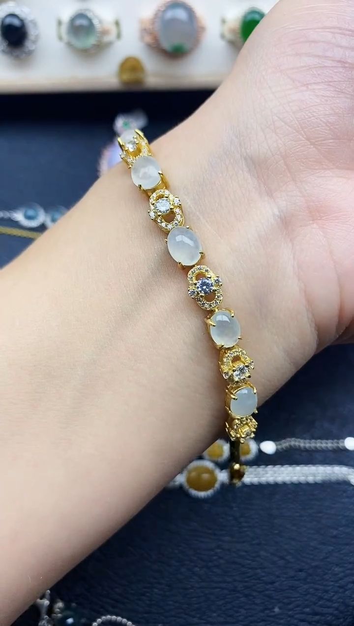 【闪购商品】翡翠戒指银S925镶嵌11111