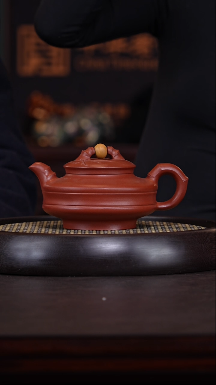 【闪购商品】紫砂茶壶周顺荣17-56 朱泥紫砂壶