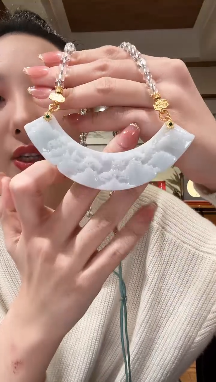 【闪购商品】翡翠颈饰未镶嵌国风