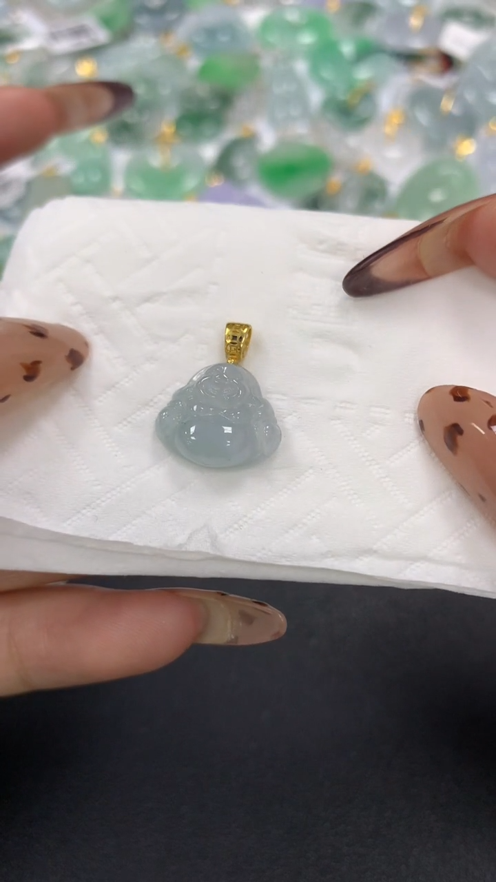 颈饰银S925镶嵌翡翠a货假一赔三支持复检百元上9元证书费自理