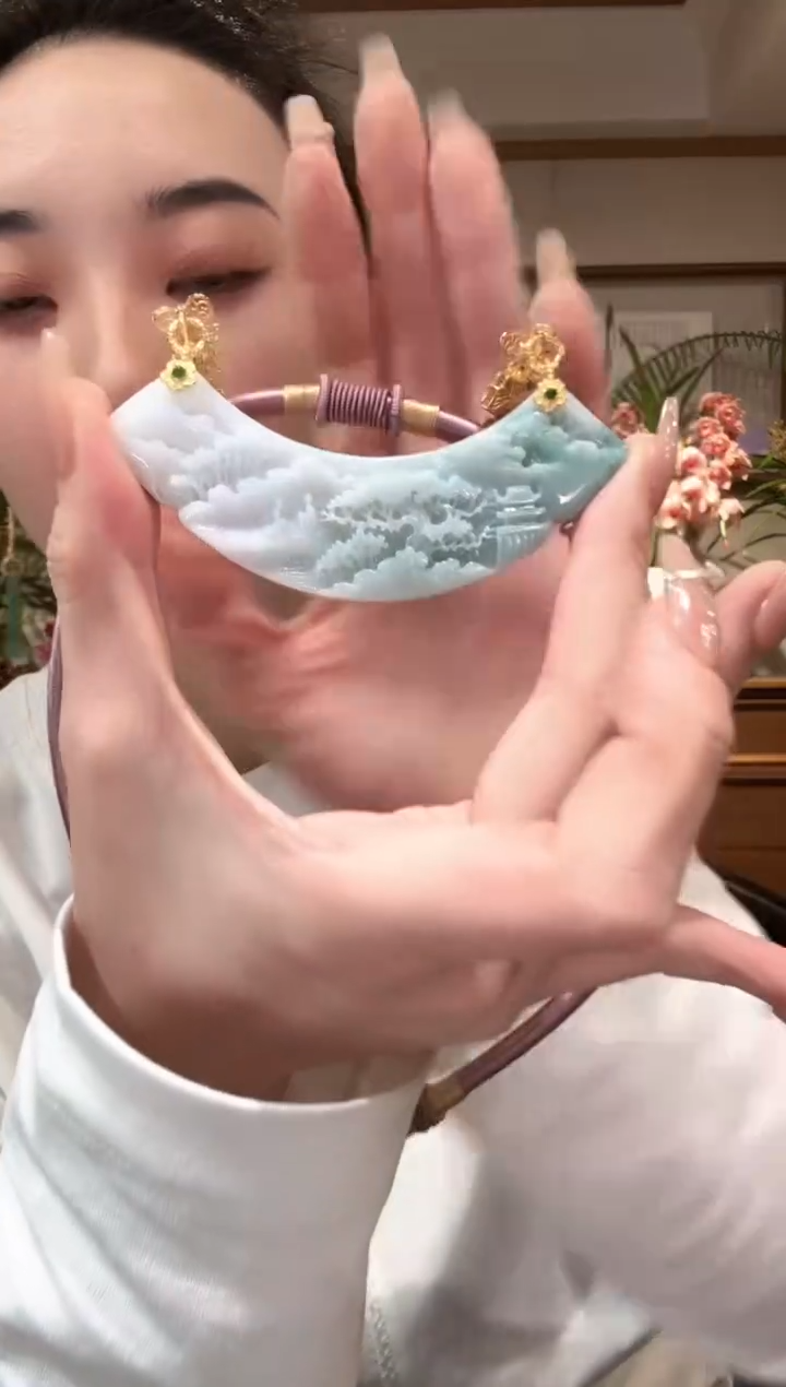【闪购商品】翡翠颈饰未镶嵌国风