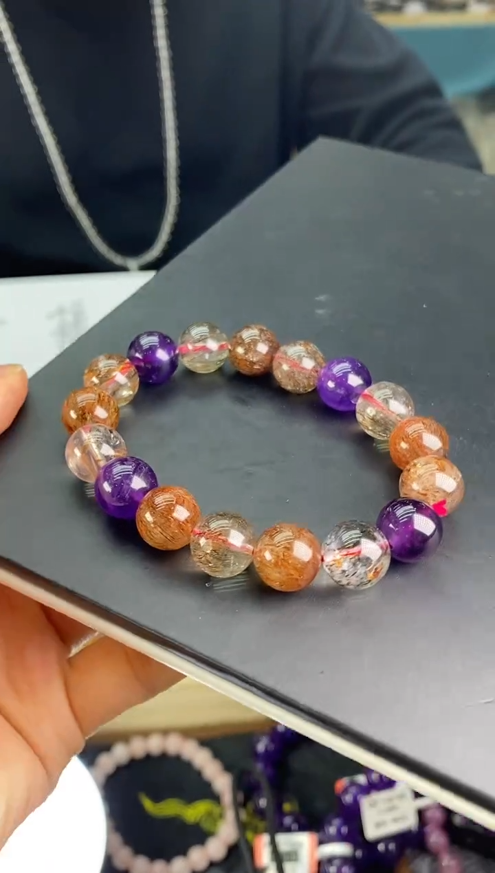 【闪购商品】水晶手串11.5/447未镶嵌多样性发一件