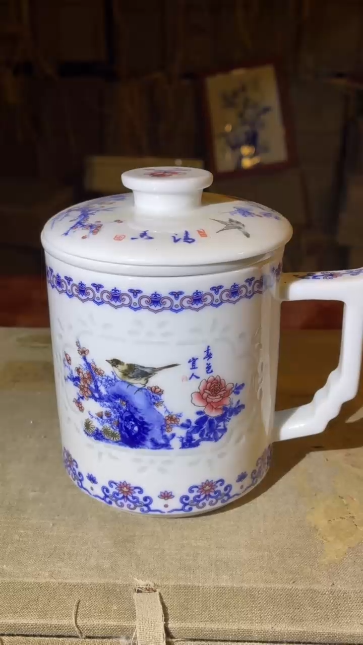 摆件瓷D37景德镇陶瓷摆件