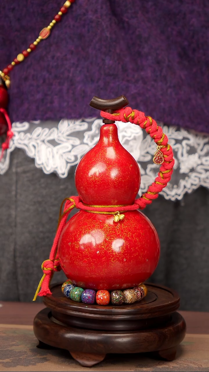 【闪购商品】114易林高端工艺大漆酒葫芦--268