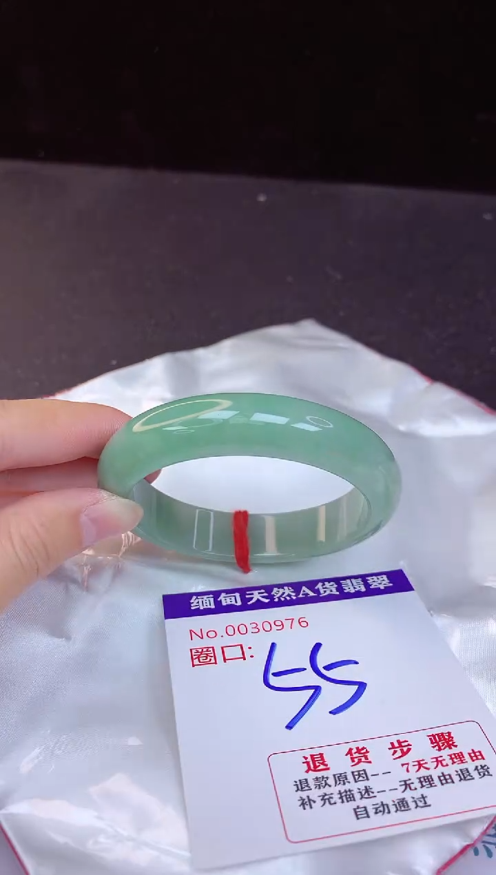 【闪购商品】翡翠手镯未镶嵌55+             