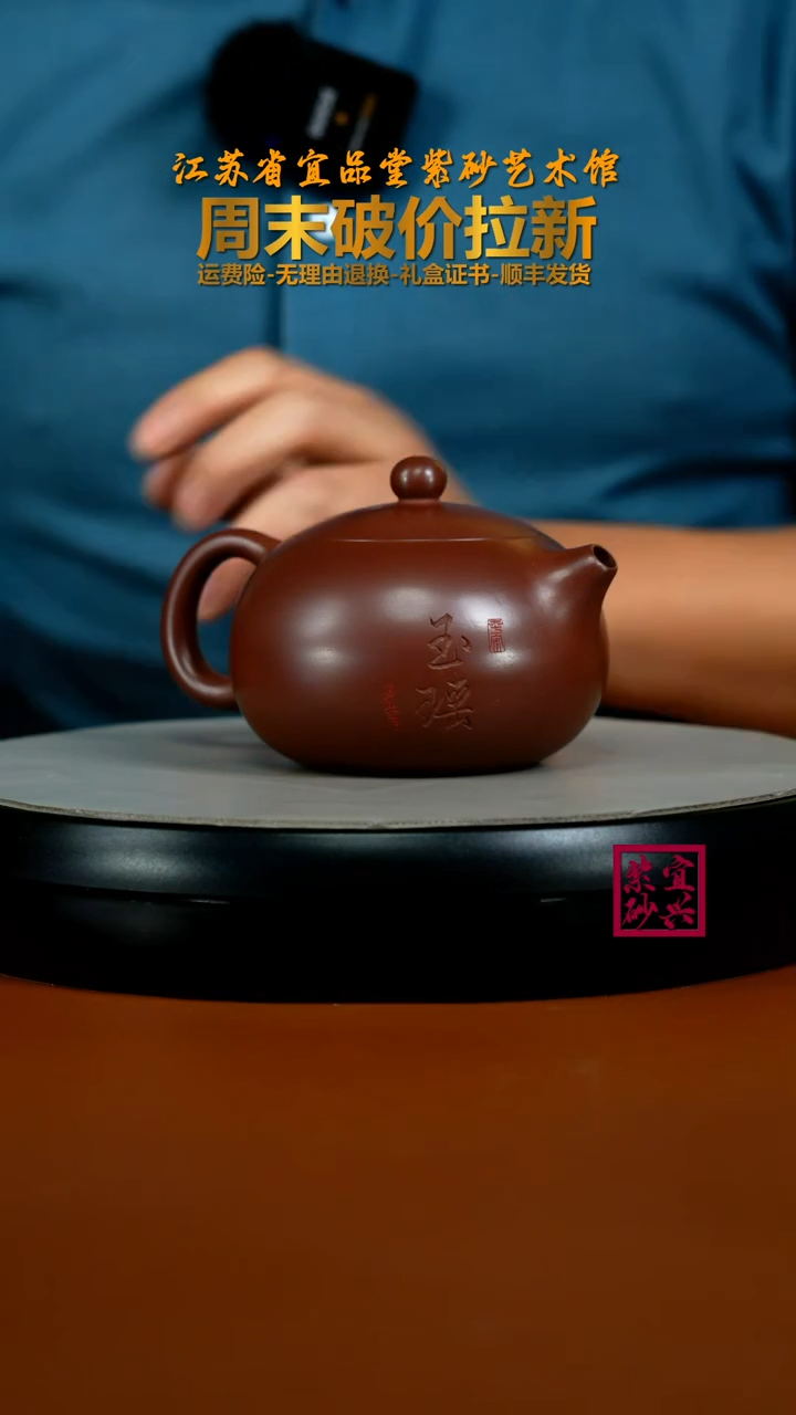 茶壶紫砂李传荣龙血砂玉瑶西施260CC