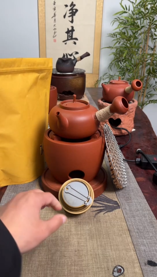 【闪购商品】圆口炉＋圆福砂铫＋酒精灯【7件套】