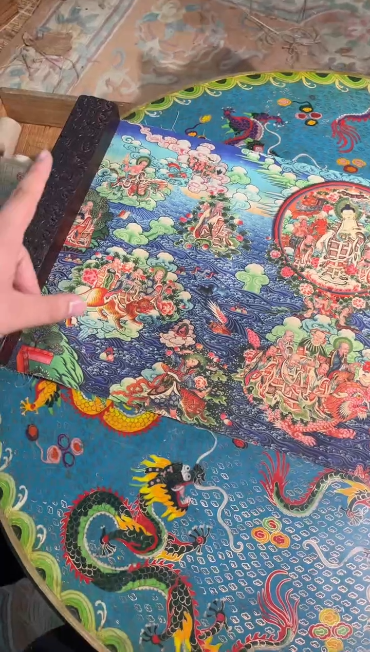 卷轴画东东唐卡tk16