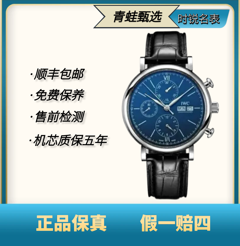99新 IWC/万国 柏涛菲诺/自动机械/42mm/IW391023