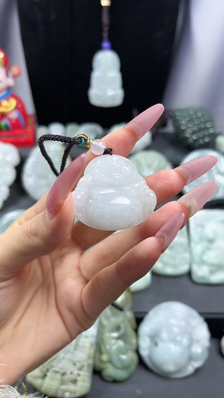 【闪购商品】翡翠颈饰未镶嵌小佛公