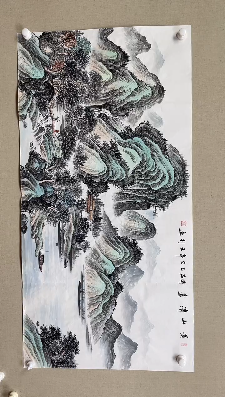 国画138*68 王利王利王利王利王利