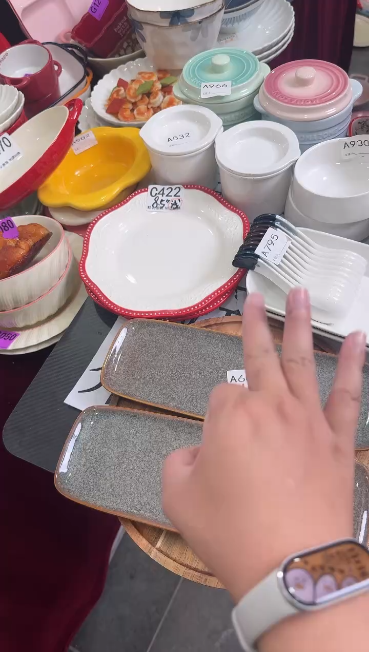 摆件陶A608-2个  陶瓷餐具库存微瑕