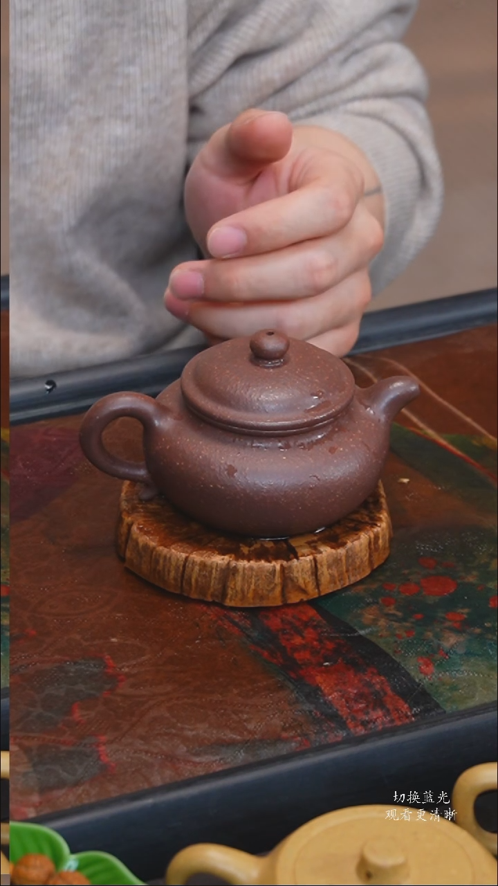 【闪购商品】紫砂茶壶【云洗|仿鼓】紫泥泥料容量150cc