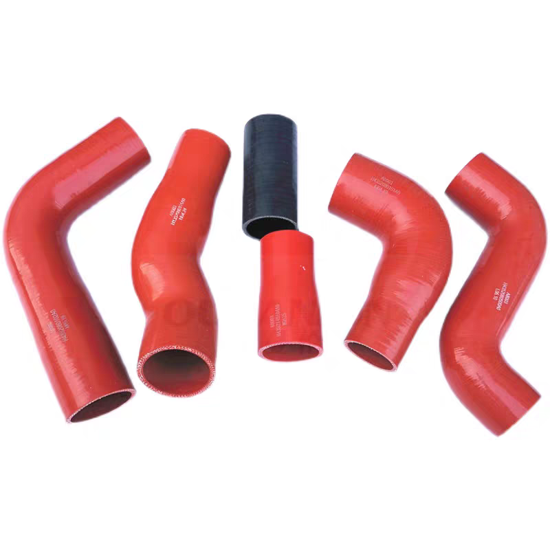 适配欧曼货车液缓管缓速器进气管出气管增压器进气连接硅胶管