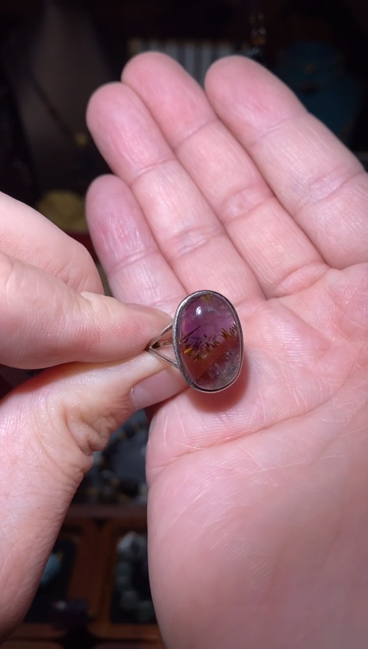 【闪购商品】水晶戒指未镶嵌极光23