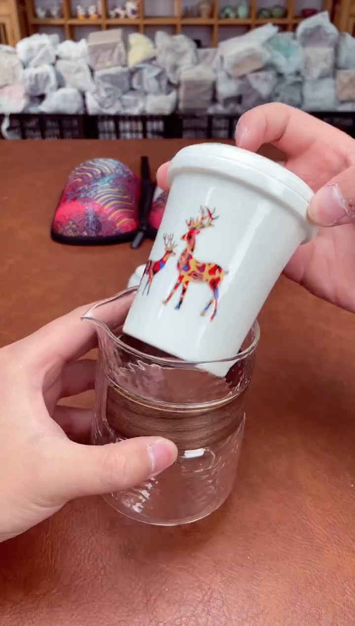 【闪购商品】摆件高端瓷器易仟杯茶器