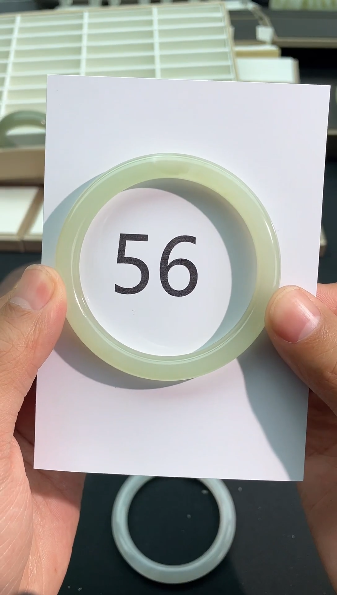 【闪购商品】和田玉手镯未镶嵌和田玉56+手镯多样性发其一