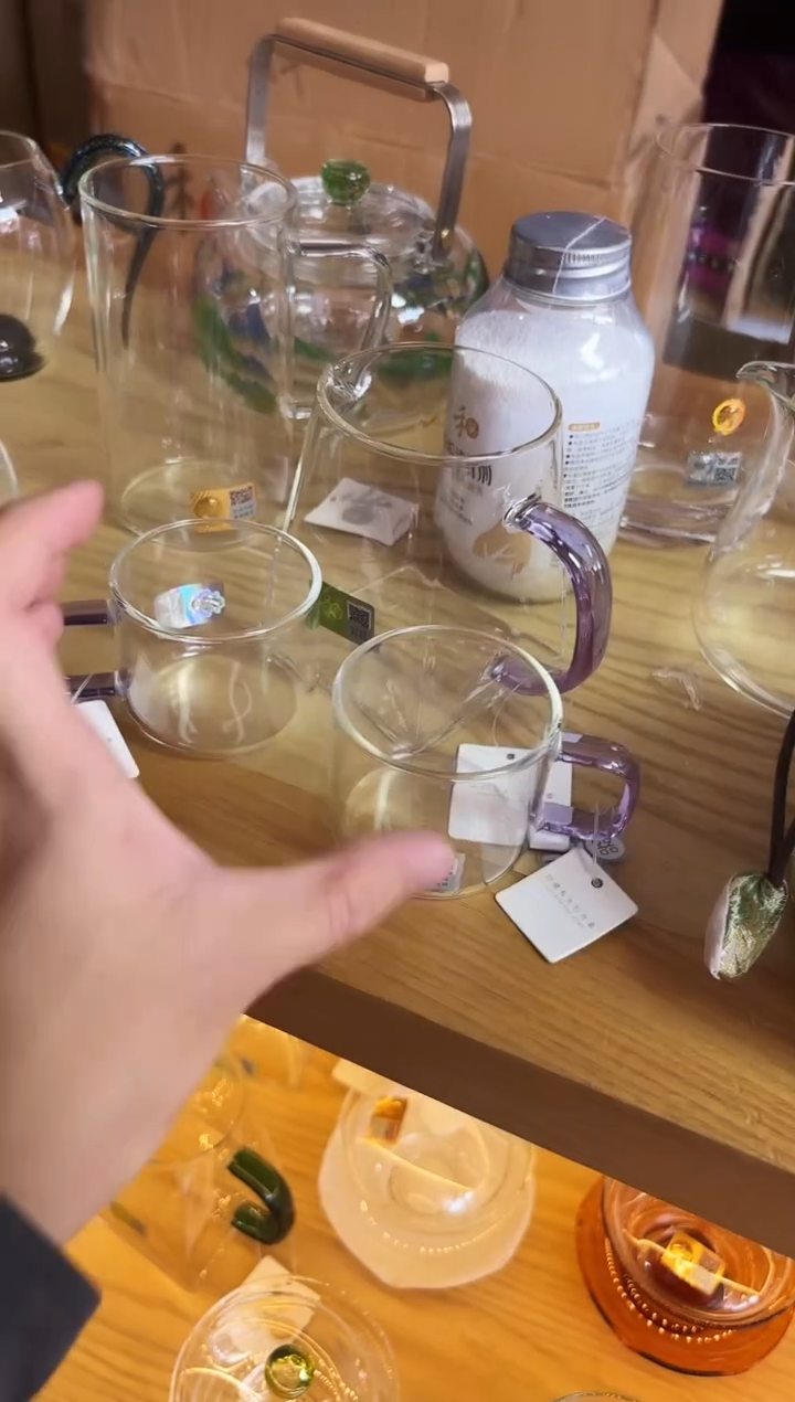 禾器/瀚然茶海/浅紫+清禾杯浅紫/一对